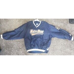 Starter Notre Dame Fighting Irish Pullover Windbreaker Vintage Jacket Men's XL